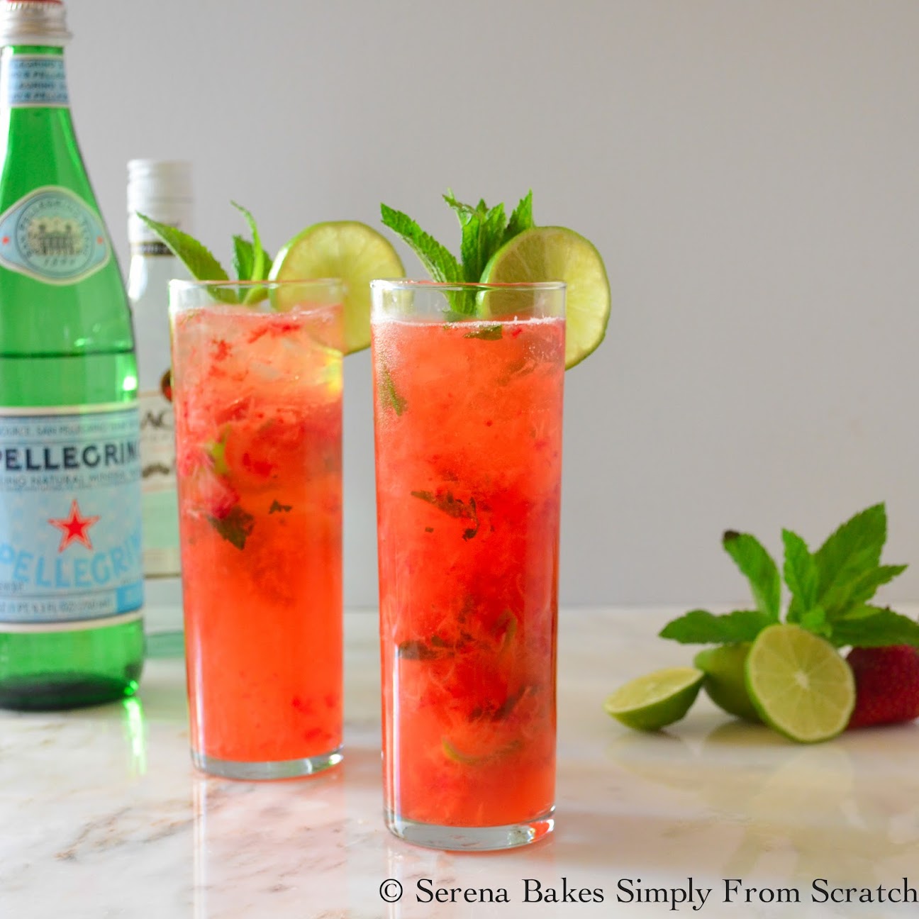 Strawberry Mojitos - Serena Bakes Simply From Scratch
