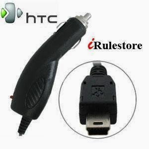  Brand New : Standard High Quality Mini USB 12/24V Rapid Travel Car Charger Adaptor for HTC PURE (Smart I/C Chip technology prevents your cell phone and battery from overcharging)