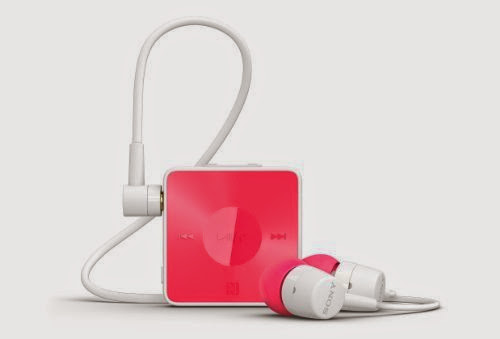  Sony SBH20 Smart Wireless NFC Bluetooth 3.0 In-Ear Headphones Stereo Headset Earbuds (Pink)