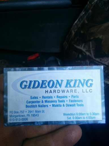 Hardware Store «Gideon King Hardware», reviews and photos, 2941 Main St, Morgantown, PA 19543, USA