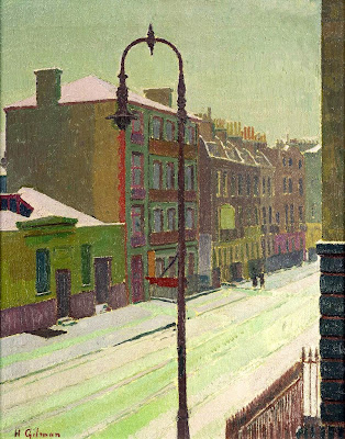 Harold Gilman - London Street in the Snow