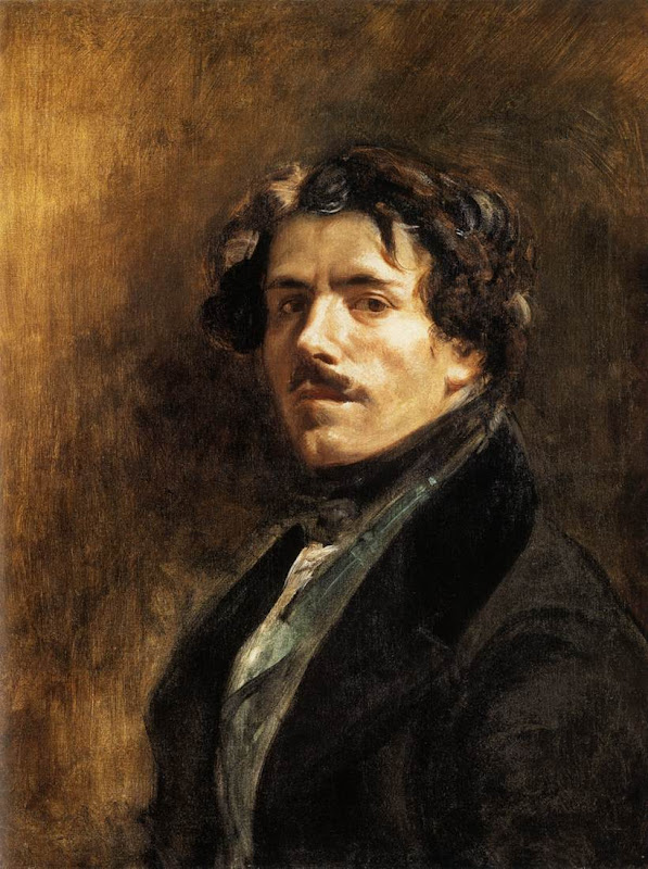 Ferdinand Victor Eugène Delacroix Self-Portrait%2520-%2520c.1837