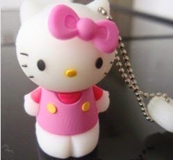  Hello Kitty 8GB USB Flash Drive Memory - Pink Hello Kitty