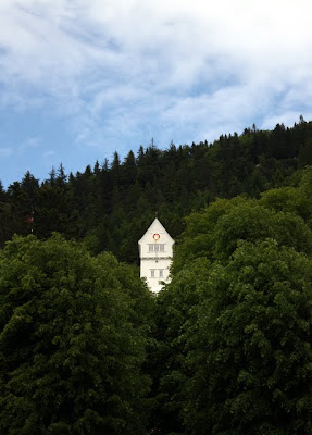 House in the hills in Bergen Norway