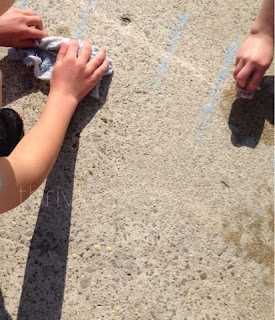 This colorful art project will be a hit on a warm day.