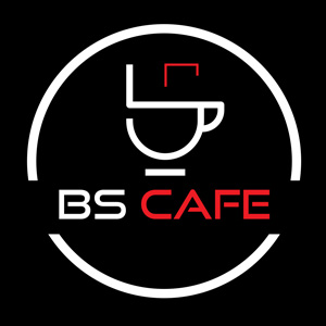 Burger Station's Café (BS Café ) logo