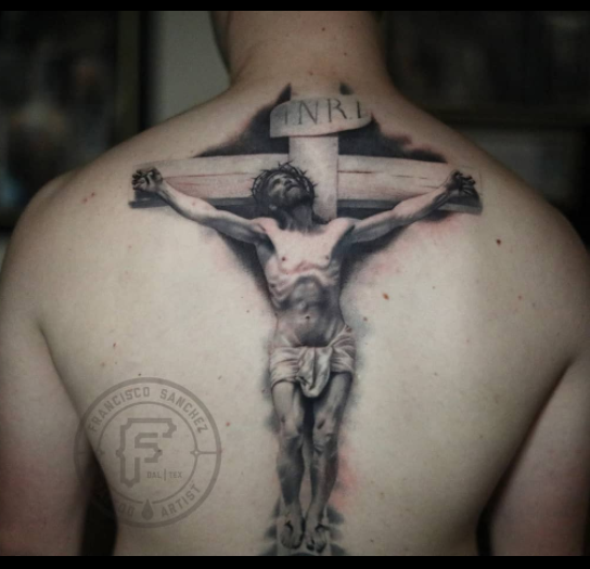 Religious Cross Tattoo