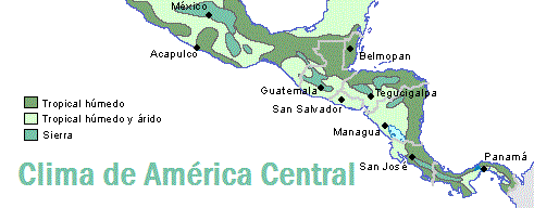Clima de América Central