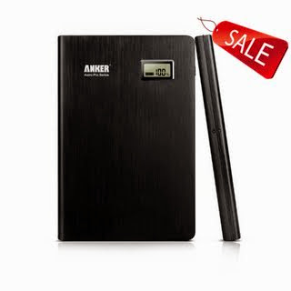 Anker® 2nd Gen Astro Pro2 20000mAh 4-Port Aluminum Portable External Battery Charger with 9V/12V Multi-Voltage Port and PowerIQTM Technology for iPad Air mini, iPhone 5s 5c 5; Galaxy S5 S4, Tab 2, Note, Nexus, MOTO X, G, LG Optimus, HTC One and More