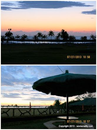 Watching sunset at Beachfront Fort Ilocandia Resorts and Casino