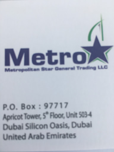 Metropolitan Star General Trading LLC, Dubai - United Arab Emirates, Auto Parts Store, state Dubai