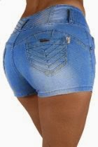 <br />YH1036 - High Rise Colombian Style Stretch Denim, Butt Lift, Sexy Shorts