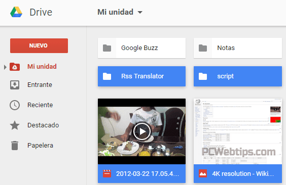 Añadir el mismo archivo a varias carpetas en Google Drive sin copiar |  PCWebtips