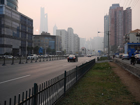 Pudong Avenue in Shanghai
