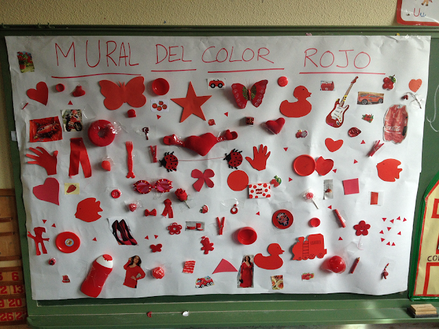 MURAL COLOR ROJO 3 AÑOS A
