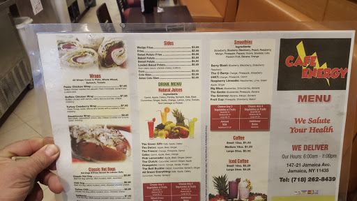 Breakfast Restaurant «Cafe Energy», reviews and photos, 147-21 Jamaica Ave, Queens, NY 11435, USA