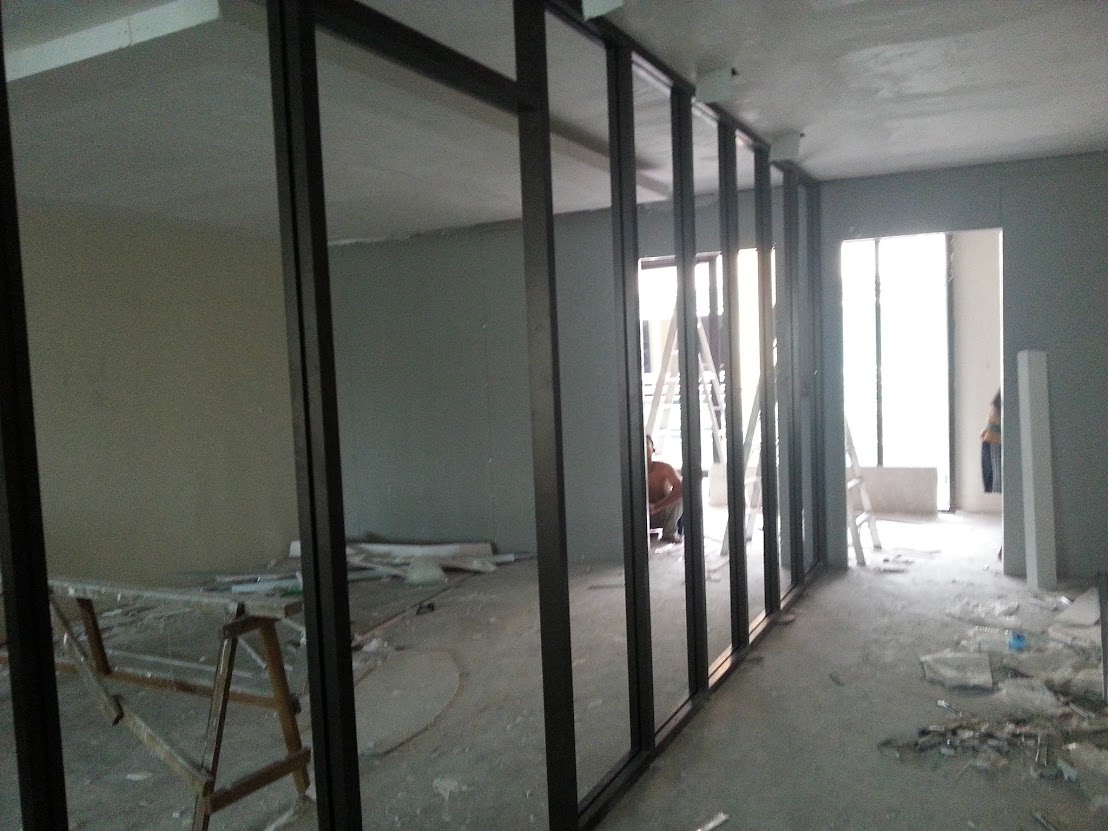 aluminium framing work