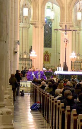 Semana Santa 2015 en la Catedral de Santa María la Real de la Almudena