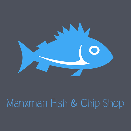 Manxman Fish & Chip Shop logo