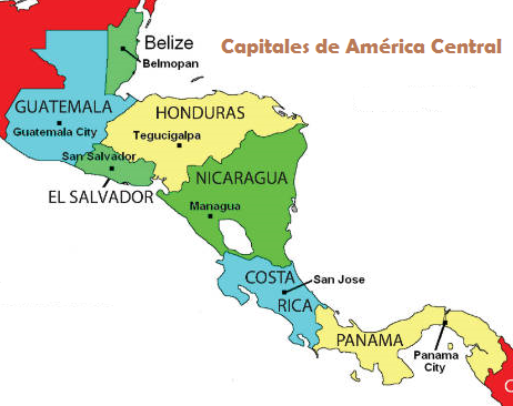 Capitales de América Central - America Central
