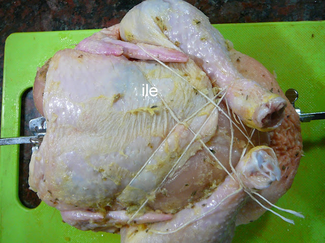 La cocina de ile: Pollo al spiedo