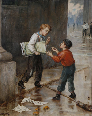 Augustus Edwin Mulready - Luck in a Moment 1874