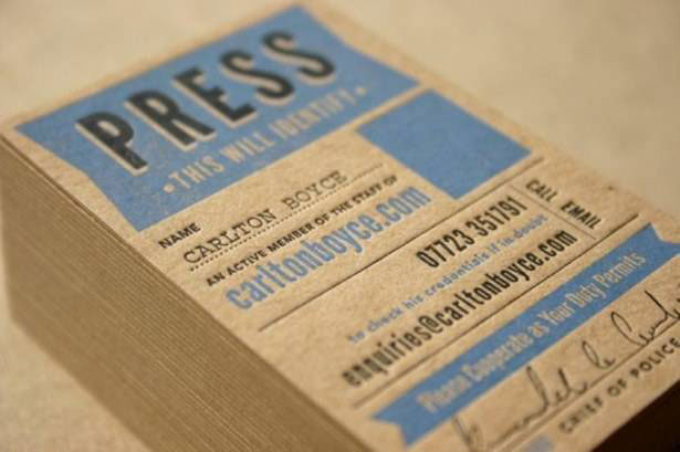 desain letterpress