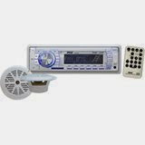  Pyle PLMRKT33WT In-Dash Marine AM/FM PLL Tuning Radio with USB/SD/MMC Reader