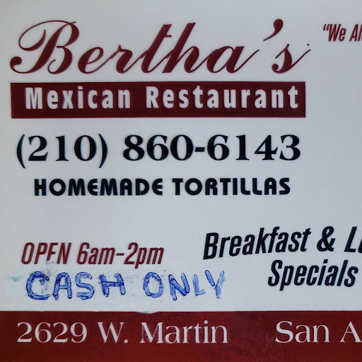 Bertha's Mexican Restaurant logo