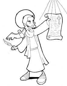 Saint John The evangelist coloring pages