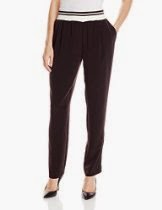 <br />Calvin Klein Women's Pant with Ribbed Waist