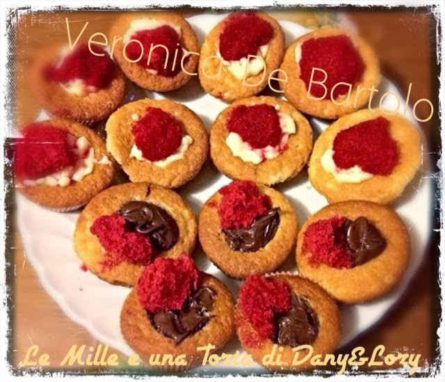 cardinali ripieni con crema e nutella