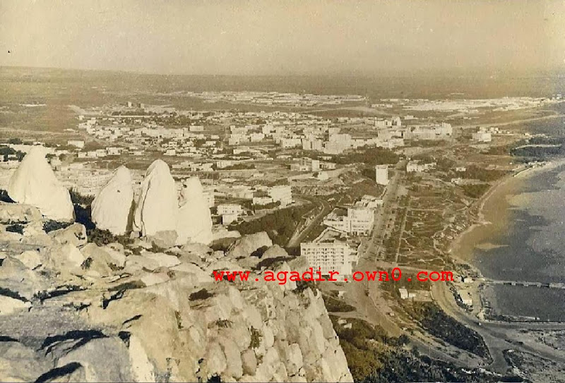 وسط المدينة قبل الزلزال 1960 باكادير Vbc