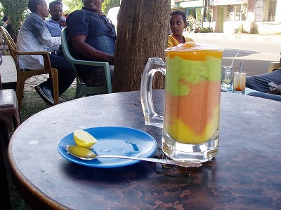 エチオピア旅行記|濃厚なフルーツジュース
