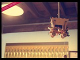 wooden toy hanged at cafe noriter dumaguete city branch