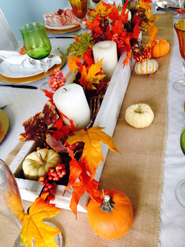 Fall Tablescape mixing and matching - Karins Kottage