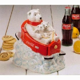 Coca-Cola Polar Bear Cookie Jar