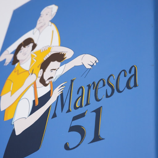 Maresca51 Barber shop logo