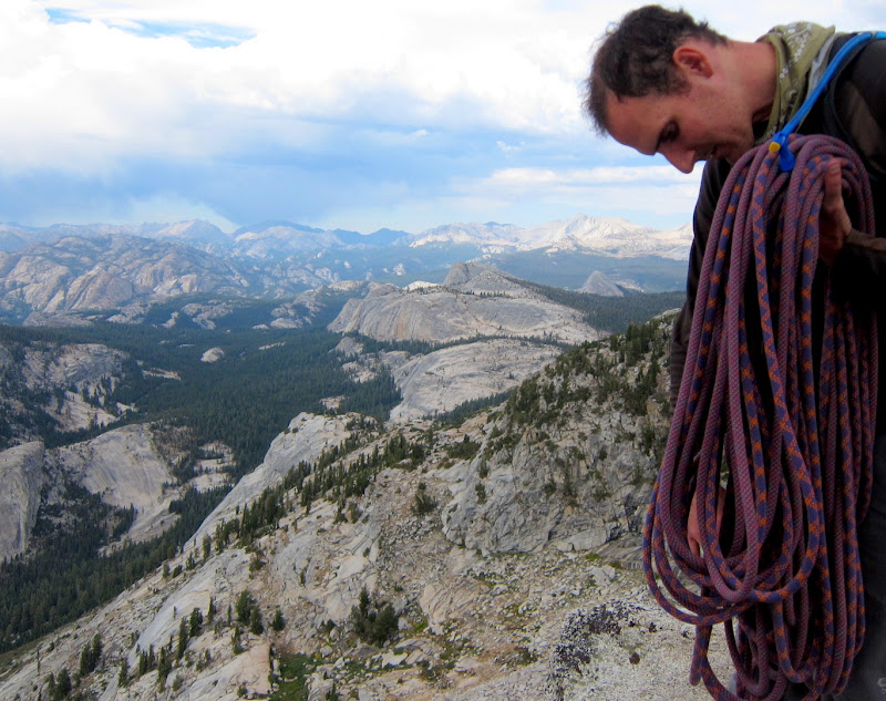 The view from the top of Tenaya Peak
