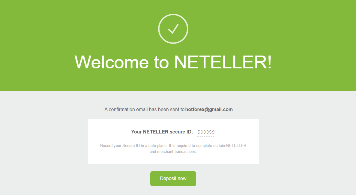 Thông tin tài khoản Neteller Thông tin tài khoản Neteller