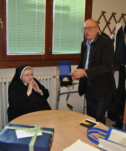 Madre Fedele con l'assessore Furlan
