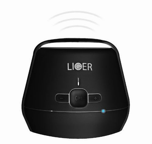  Liger® NFC Mini Portable Bluetooth Speaker With Hands Free Calling Built-In Microphone and Volume Control - Works With Apple and Android Devices (Black)