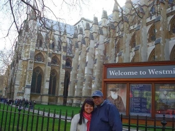 Dr. Louis at Westminster Abbey