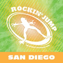 Rockin' Jump San Diego logo