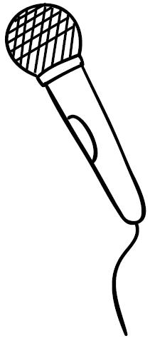 microphone - coloring pages | Coloring Pages