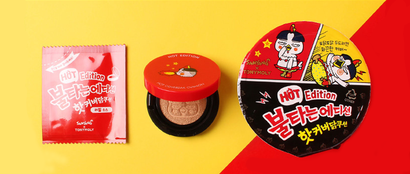 Samyang X TonyMoly Hot Coverdak Cushion