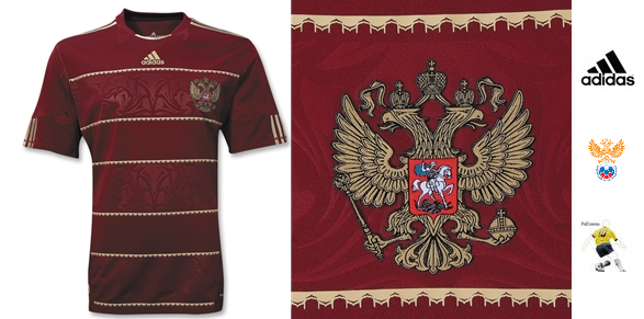 FutCamisas: Camisa Adidas Russia 2010