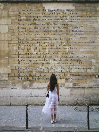Mur Le Bateau Ivre Rimbaud