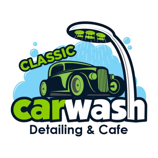 Classic car wash logo