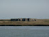 Huts on Havergate Island